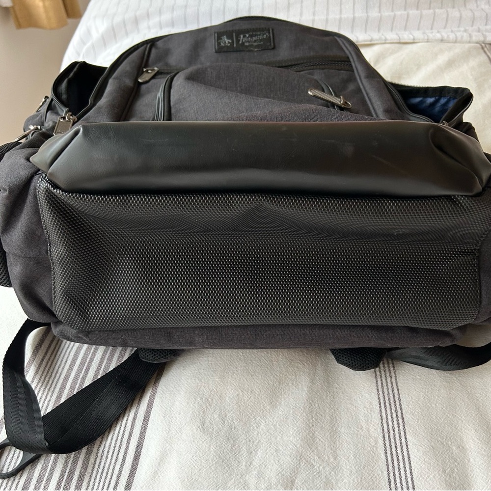 Original Penguin Black Backpack for Men - Picture 4 of 5